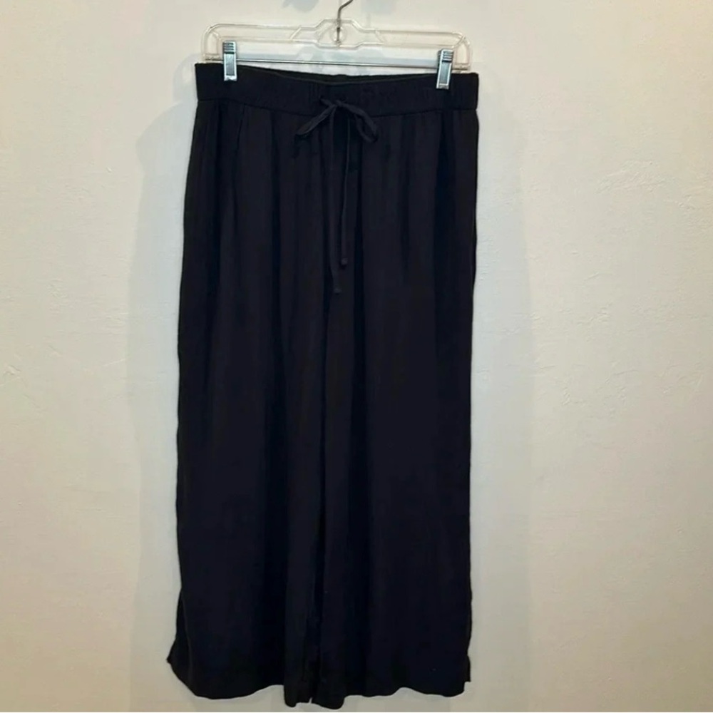 Abercrombie & Fitch Dark Navy wide leg pull on pant